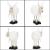 Figurina Craciun, Ren alb cu fular, inaltime 48cm Household NewTrend