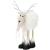 Figurina Craciun, Ren alb cu fular, inaltime 48cm Household NewTrend