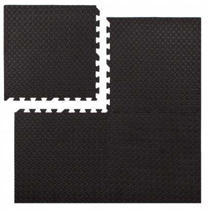 Set covoras de protectie saltea de antrenament, tip puzzle, 4 piese de 60x60cm, 12mm Household NewTrend