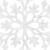Decoratiune brad fulg de zapada, set 12 bucati, 9-10cm, alb Household NewTrend
