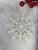 Decoratiune brad fulg de zapada, set 12 bucati, 9-10cm, alb Household NewTrend