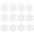 Decoratiune brad fulg de zapada, set 12 bucati, 9-10cm, alb Household NewTrend