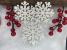 Decoratiune brad fulg de zapada, set 8 bucati, 8cm, alb Household NewTrend