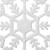 Decoratiune brad fulg de zapada, set 3 bucati, 12cm, alb Household NewTrend