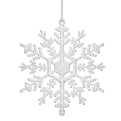 Decoratiune brad fulg de zapada, set 3 bucati, 12cm, alb Household NewTrend
