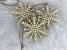 Decoratiune brad fulg de zapada din lemn, set 6 bucati, maro Household NewTrend
