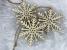 Decoratiune brad fulg de zapada din lemn, set 6 bucati, maro Household NewTrend