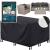 Husa mobilier gradina, impermeabila, cu protectie UV, 152x104x71cm, negru Household NewTrend