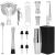 Set Cocktail Shaker Kit pentru barmani 750ml, KI16, 14 piese Household NewTrend