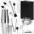 Set Cocktail Shaker Kit pentru barmani 750ml, KI16, 14 piese Household NewTrend