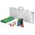 Set de Poker Complex cu 500 de jetoane, covoras verde, 2 seturi de carti, 5 zaruri, in servieta aluminiu Household NewTrend