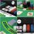 Set de Poker Complex cu 500 de jetoane, covoras verde, 2 seturi de carti, 5 zaruri, in servieta aluminiu Household NewTrend