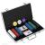 Set de Poker Complex cu 300 de jetoane, 2 seturi de carti, 5 zaruri, in servieta aluminiu Household NewTrend