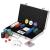 Set de Poker Complex cu 300 de jetoane, 2 seturi de carti, 5 zaruri, in servieta aluminiu Household NewTrend