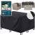 Husa mobilier gradina, impermeabila, cu protectie UV, 242x162x100cm, negru Household NewTrend
