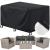 Husa mobilier gradina, impermeabila, cu protectie UV, 242x162x100cm, negru Household NewTrend
