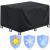 Husa mobilier gradina, impermeabila, cu protectie UV, 242x162x100cm, negru Household NewTrend