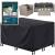 Husa mobilier gradina, impermeabila, cu protectie UV, 180x120x74cm, negru Household NewTrend