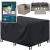 Husa mobilier gradina, impermeabila, cu protectie UV, 180x120x74cm, negru Household NewTrend