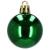 Set globuri de Craciun, 20 bucati, 3 modele, 4cm, verde Household NewTrend