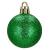 Set globuri de Craciun, 20 bucati, 3 modele, 4cm, verde Household NewTrend