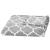 Patura pufoasa pentru 2 persoane, 200x220cm, cu model trifoi marocan, gri Household NewTrend
