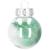 Set globuri de Craciun Inedit, 24 bucati, 5cm, transparente si verde Household NewTrend