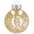 Set globuri de Craciun Inedit, 30 bucati, 7cm, transparente si auriu Household NewTrend