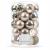 Set globuri de Craciun, 30 bucati, 6 modele, 8cm, auriu Household NewTrend