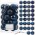 Set globuri de Craciun, 30 bucati, 6 modele, 8cm, albastru inchis Household NewTrend