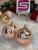 Set globuri de Craciun cu modele de sarbatori, 24 bucati, 6cm, rose Household NewTrend
