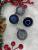 Set globuri de Craciun, 20 bucati, 3 modele, 4cm, albastru marin Household NewTrend