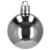Set globuri de Craciun, 20 bucati, 3 modele, 4cm, argintiu Household NewTrend