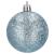 Set globuri de Craciun, 30 bucati, 3 modele, 4/5/6cm, albastru deschis Household NewTrend