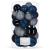 Set globuri de Craciun, 30 bucati, 3 modele, 4/5/6cm, albastru inchis Household NewTrend
