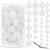 Set globuri de Craciun, 30 bucati, 3 modele, 4/5/6cm, alb Household NewTrend