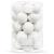 Set globuri de Craciun, 20 bucati, 5 modele, 6cm, alb Household NewTrend