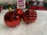 Set globuri de Craciun, 20 bucati, 5 modele, 6cm, rosu Household NewTrend