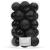 Set globuri de Craciun, 20 bucati, 5 modele, 6cm, negru Household NewTrend