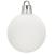 Set globuri de Craciun, 20 bucati, 3 modele, 4cm, alb Household NewTrend