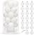 Set globuri de Craciun, 20 bucati, 3 modele, 4cm, alb Household NewTrend