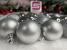 Set globuri de Craciun, 20 bucati, 3 modele, 4cm, argintiu Household NewTrend