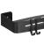Raft de baie cu 2 agatatori, 2 sisteme instalare pe perete, aluminiu, 32x12x4cm, negru Household NewTrend