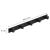 Cuier de baie pentru prosoape cu 2 sisteme instalare, aluminiu, 5 agatatori, 45x4cm, negru Household NewTrend