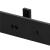 Cuier de baie pentru prosoape cu 2 sisteme instalare, aluminiu, 5 agatatori, 45x4cm, negru Household NewTrend
