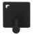 Set 4 agatatori tip cuier pentru baie, sistem fixare inclus, aluminiu, negru Household NewTrend