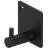 Set 4 agatatori tip cuier pentru baie, sistem fixare inclus, aluminiu, negru Household NewTrend