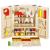 Trusa de unelte pliabila pentru copii din lemn natural , 26 unelte si accesorii Household NewTrend