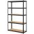 Raft cadru metalic modular pentru depozitare, 5 polite, 180x90x40cm, sarcina 825kg Household NewTrend