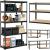 Raft cadru metalic modular pentru depozitare, 5 polite, 180x90x40cm, sarcina 825kg Household NewTrend